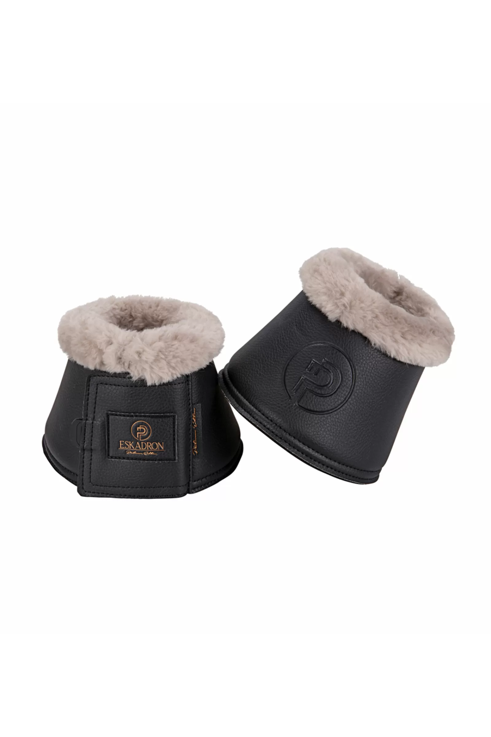 eskadron Platinum 23 Dzwony Ze Sztucznej Skóry Ze Sztucznego Futra Black New