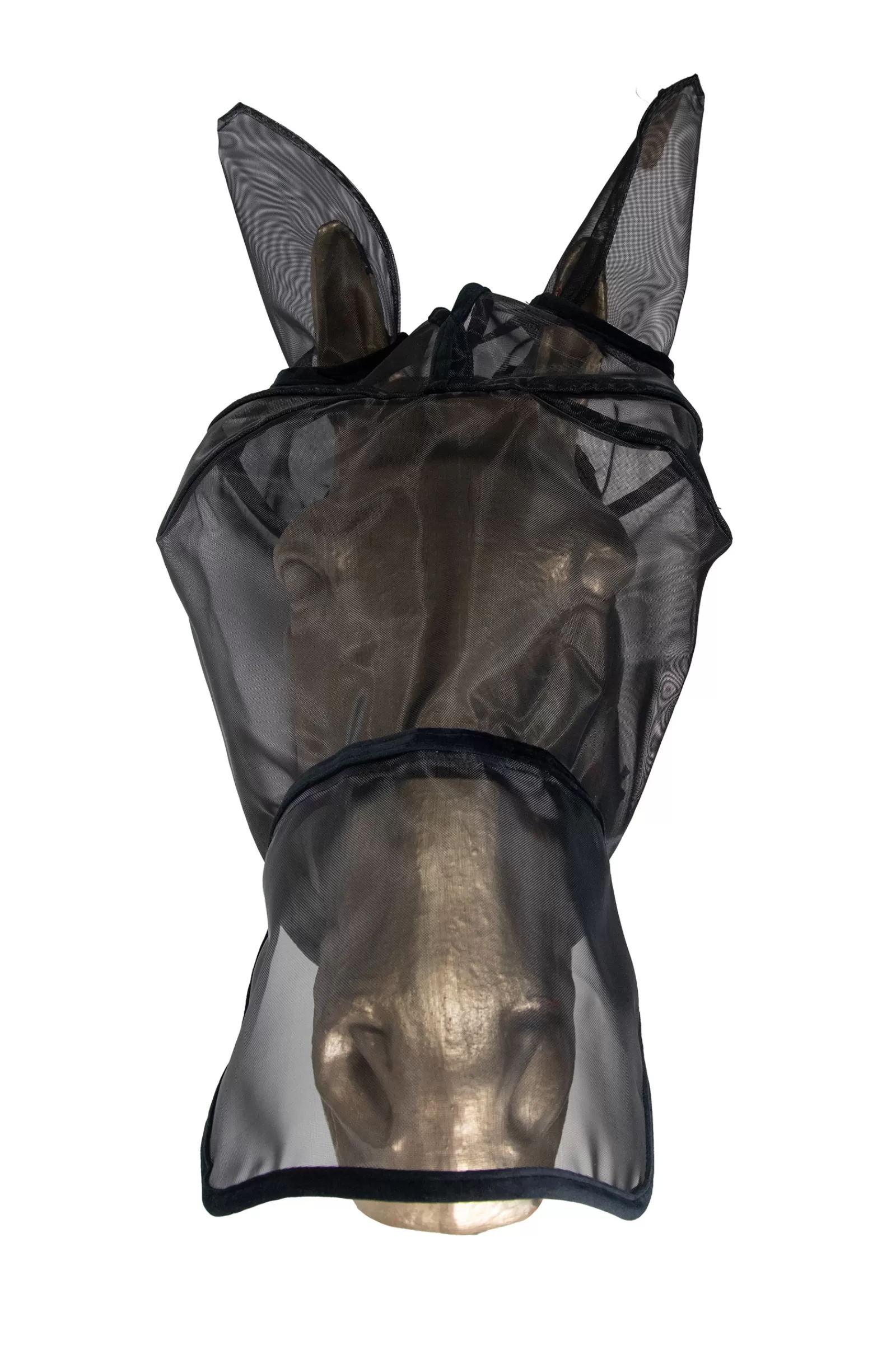 kentucky Horsewear Classic Maska Przeciwko Owadom Z Czescia Nauszna I Ochrona Nosa Black Discount