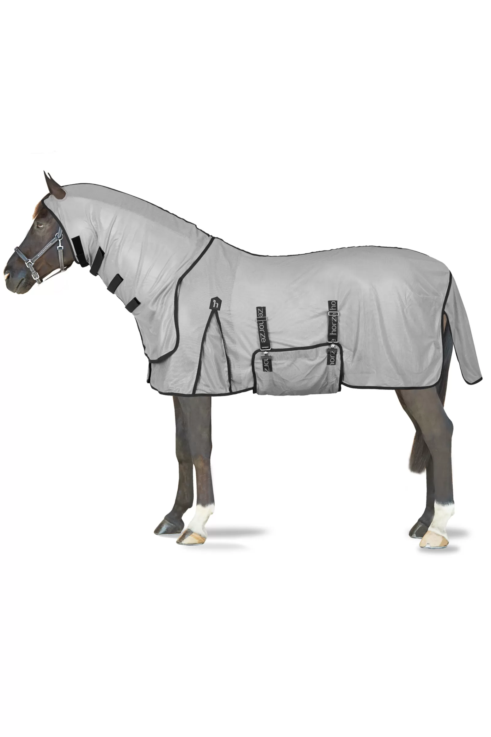 * Paso Fino Derka Przeciwko Owadom, Model Z Kapturem I Filtrem Uv Titanium Grey Fashion