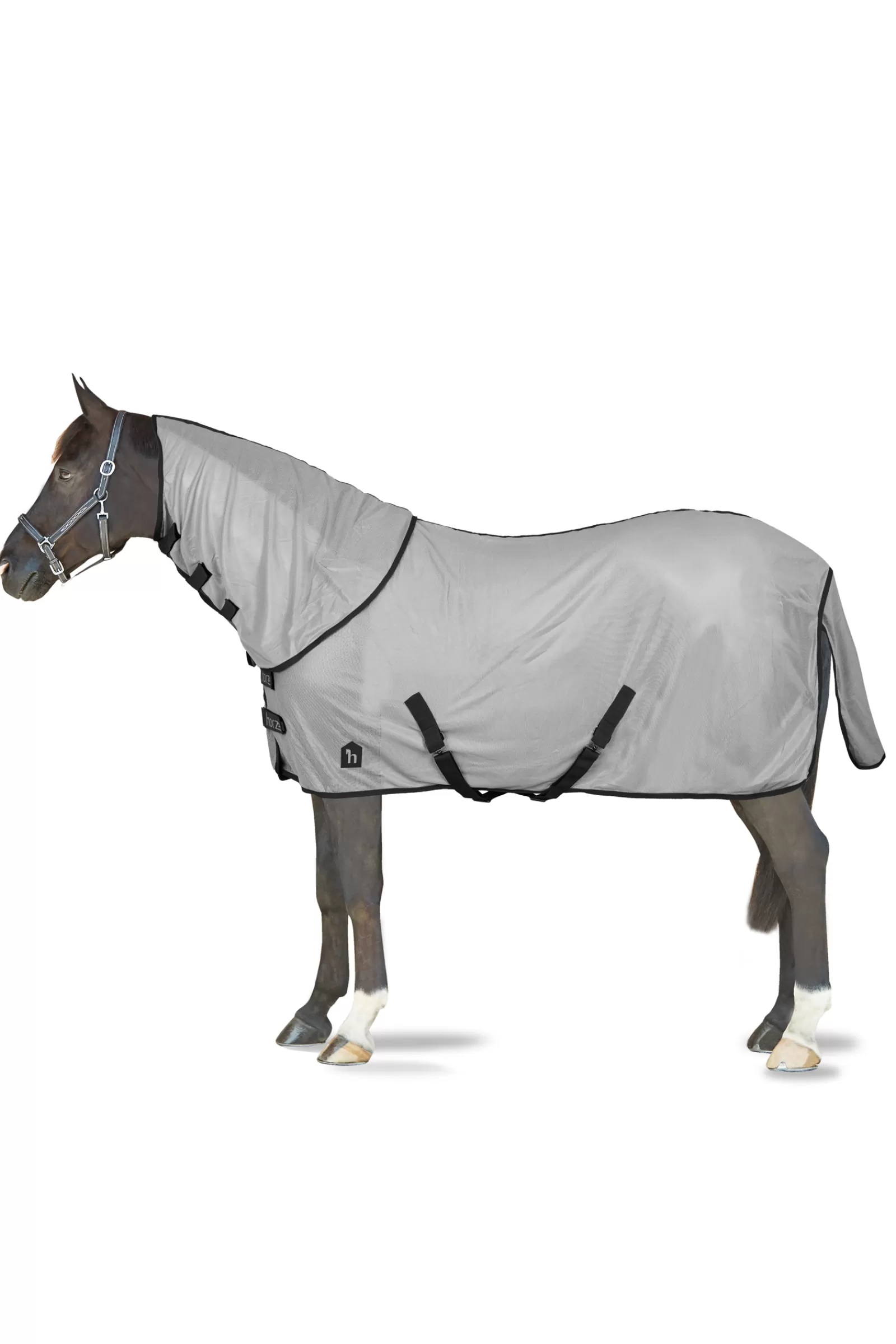 * Paso Fino Derka Przeciwko Owadom, Model Z Odpinanym Kapturem I Filtrem Uv Titanium Grey Hot